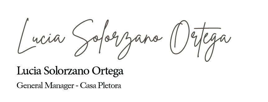 Lucia Solorzano Ortega signature